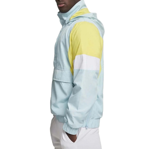 Veste coupe-vent épaisse d'extérieur 2026, col montant, logo frontal, fabriquée au Pakistan, en toile 100 % imperméable - Product Image 3