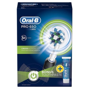 แปรงสีฟันไฟฟ้า Oral B Pro 650 CrossAction ผู้จัดจำหน่ายขายส่งแปรงสีฟันไฟฟ้าสำหรับผู้ซื้อและผู้ค้าปลีกทั่วโลก - Product Image 2