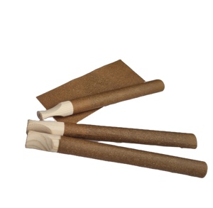 Cônes en papier à ourlet vert et brun américain coupés à la taille enveloppes de feuilles mobiles papier à rouler et cônes roulés meilleurs prix vente en gros - Product Image 4