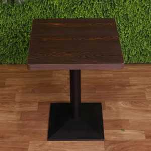 Luxury <b>Walnut</b> <b>Round</b> Dining <b>Table</b> Large Circular Wood Kitchen <b>Table</b> with Unique Cutout Pedestal Base for 6 Person Home Restaurant - Product Image 3