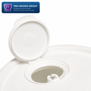 8L Wet Wipes <b>Bucket</b> <b>with</b> Flip Top <b>Lid</b> for Wipe Dispensing, Leakproof Storage Solution - Product Image 2