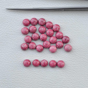 อัญมณีบำบัดขนาด7มม. ทำจากแร่เงินสีชมพูอัญมณีธรรมชาติเกรด AAA - Product Image 1