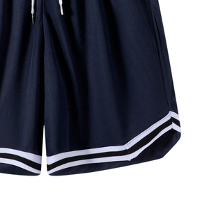 Pantalones Cortos de Baloncesto para Hombre, Tejidos, Transpirables, de Corte Holgado, para Entrenamiento Atlético, Gimnasio, Correr, Ropa Deportiva, Cintura Elástica con Cordón, Casuales - Product Image 5