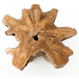 Table basse en racine de teck massif, bord irrégulier, style racine de bois naturelle, artisanale, rustique, de luxe, pour salon, mobilier d'intérieur - Product Image 3