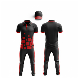 High Performance Sublimated <b>Cricket</b> Uniform | Men Women Youth <b>Cricket</b> Wears Polo Shirt and Trouser <b>Full</b> Team Outfit - Product Image 2