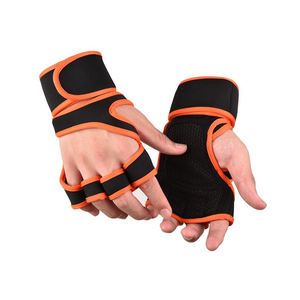 ถุงมือออกกำลังกายแบบครึ่งนิ้ว ระบายอากาศได้ดี สำหรับยกน้ำหนัก ฟิตเนส และครอสเทรนนิ่ง - กันน้ำ กันลื่น สำหรับทุกเพศ - Product Image 1