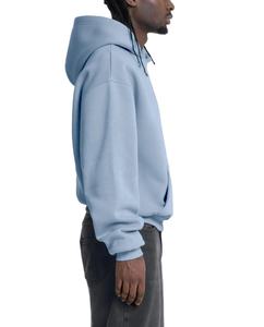 Sweat à capuche surdimensionné en coton personnalisable 300g pour hommes, sweats à capuche courts de luxe, streetwear lourd, polaire à carreaux d'hiver - Product Image 4