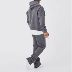 Novedades, Sudadera Informal de Alta Calidad para Hombre, Traje Deportivo de Invierno, Color Liso, Ropa Deportiva para Entrenamiento al Aire Libre, 100% Algodón, Diseño 2 en 1 - Product Image 2