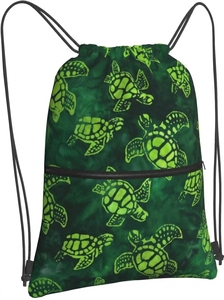 Custom Logo Animal Prints Canvas <b>Drawstring</b> <b>Backpacks</b> Unisex High Quality Sports Beach Theme 30-40L Capacity Interior Zipper - Product Image 5