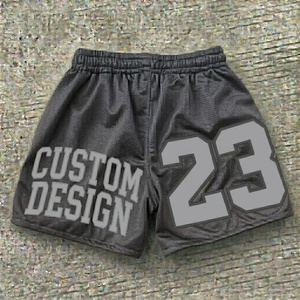 Shorts de course haute performance pour hommes, tissu à séchage rapide, taille élastique, shorts d'entraînement sur mesure - Product Image 2