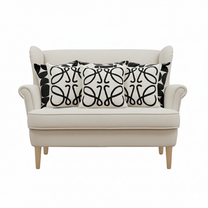 SOGA 6-<b>Piece</b> 45cm Pillow Cover <b>Set</b> <b>3</b> Modern Geometric Circles and <b>3</b> Modern Art Loop Decorative Cushions for <b>Sofa</b> and Bed - Product Image 1