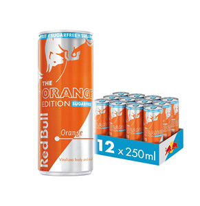 Distributor Choice Red Bull <b>Energy</b> Drink Sugar Free Orange 250ml Bulk Wholesale B2B - Product Image 6