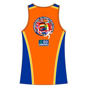 Camisetas de Tirantes Sublimadas Personalizadas OEM/ODM con Nombre/Número de Equipo, Tejido Transpirable de Secado Rápido, Cuello Redondo, para Maratón, Spandex/Poliéster - Product Image 2