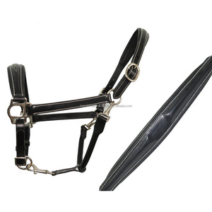 บังเหียนม้าหนังบุขนสัตว์หรูหรา สายรัดศีรษะนุ่ม อุปกรณ์ขี่ม้า - Product Image 3