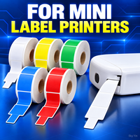 Label Kabel Stiker Identifikasi Kabel Gulungan 12.5x74mm untuk Printer Label Mini BT D30 P11 L11 Pasokan Grosir