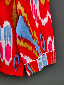 Conjunto de Pijama Coordinado con Estampado Animal para Mujer de Naaz Textile, Ropa de Dormir Informal de Verano, Suave y Transpirable, 100% Algodón, Largo hasta la Rodilla, Manga Larga - Product Image 4