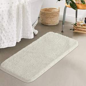 <b>Soft</b> Shaggy Door <b>Mat</b> | Anti Skid Door <b>Mats</b> for Home Entrances Indoor/Outdoor <b>Floor</b> <b>Mat</b> with 2.5 cm Pile Height (40 x 72 cm) - Product Image 1