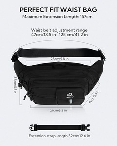 Riñonera Compacta de 2L, Ligera, Duradera, Clásica, OEM, Personalizable, Vietnam, con Compartimento con Cierre Seguro - Product Image 2