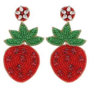 Boucles d'oreilles bohèmes en forme d'animal avec perles et strass en cristal pour femmes, bijoux de fête, plaqué or, alliage de zinc - Product Image 4