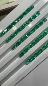 92,48 Ct Émeraude Naturelle Zambienne Taille Octogonale 6x4mm Vert Vif Pierres Précieuses Libres Jai Narayan Gems pour la Fabrication de Bijoux Vente en Gros - Product Image 5