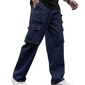 Pantalon cargo pour homme, coupe décontractée, multi-poches, streetwear, fabrication sur mesure, vente en gros, OEM, ODM, fabricant de vêtements, directement de l'usine - Product Image 6