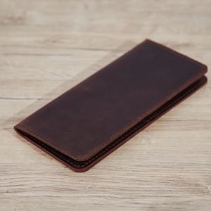 Cartera de Cuero Clean Line, Minimalista, Larga, Tipo Sobre, Elegante, con Monedero y Tarjetero para Efectivo - Product Image 3