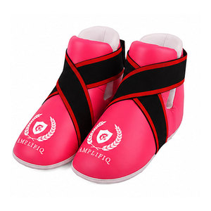 Chaussures de boxe en cuir durables pour hommes avec fermeture élastique, personnalisables, antidérapantes et légères pour l'entraînement de boxe - Product Image 1