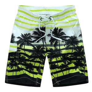 Men's Striped Board Shorts With Drawstring Waist Quick Dry Swim Trunks Casual Beachwear For Pool And Vacation - Product Image 2