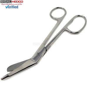 Tijeras de Vendaje Lister Grandes de 7.25 Pulgadas para Enfermeras y Doctores, de Acero Inoxidable de Calidad Premium, Tijeras Manuales para Trauma con Certificación CE - Product Image 1