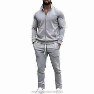 2025 Otoño Invierno nuevo conjunto deportivo informal para hombre bloque de Color conjunto informal para hombre con capucha ropa deportiva de moda ropa deportiva chándales - Product Image 2