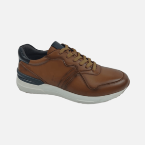 Zapatillas Deportivas para Hombre con Cordones, Ligeras, Antideslizantes, Parte Superior Sintética, Suela de EVA, Punta Cerrada, Cómodas para Caminar y Correr - Product Image 1