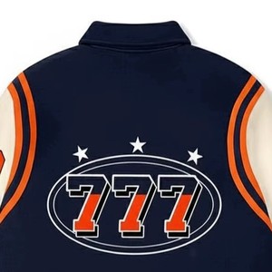 Premium Custom Embroidered <b>Leather</b> <b>Jacket</b> Luxury Fashion Motorcycle Coat Genuine <b>Leather</b> OEM ODM Sample Service - Product Image 5
