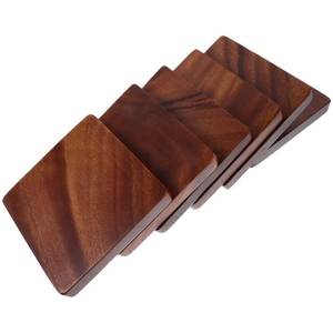 Wholesale Handmade Wooden Coasters, Natural Wood <b>Drink</b> Coaster Set for Home, Restaurant, Hotel, Cafe, Office, Wedding, Party - Product Image 6