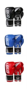 Boxing <b>Gloves</b> Premium PU Fight <b>Gloves</b> with Artificial Leather Construction and Protective Padding for Professional Training - Product Image 4