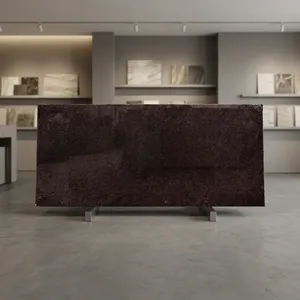 Factory Price D Brown Granite Natural <b>Stone</b> Slab Smooth Premium Finish for Construction Decoration Countertops Flooring - Product Image 6