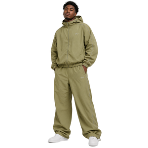 Manufacturer Men's Hooded Windbreaker Tracksuit Custom Print Logo <b>Nylon</b> Elastic Hem Track Jacket & Oversized Waterproof <b>Joggers</b> - Product Image 1