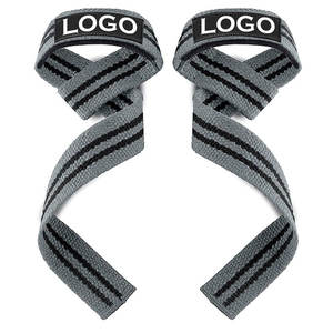 สายรัดข้อมือยกน้ำหนักแบบเบาแต่แข็งแรง ทนทาน บุด้วยผ้าฝ้ายและนีโอพรีน สำหรับออกกำลังกาย ยกน้ำหนัก ดึงน้ำหนัก ดีดลิฟท์ เหมาะสำหรับผู้ชาย - Product Image 4