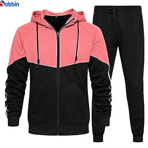 Conjunto Deportivo de Moda para Hombre, 2 Piezas, Traje Deportivo de Manga Larga con Cierre Completo, Conjunto Deportivo Activo - Product Image 5