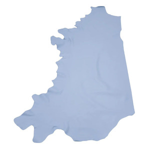 Cuero de vaca con textura granulada azul cielo, material de textura suave para la fabricación de bolsos, carteras y bolsos de mano de lujo para mujer, proyectos de artesanía. - Product Image 2