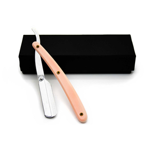 Wholesale Professional Stainless Steel Handle <b>Straight</b> Edge Cut Barber Shaving <b>Razor</b> Folding Manual Shaver Hair Remover <b>razor</b> - Product Image 4