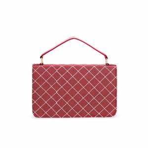 Maroon Formal <b>Evening</b> Shoulder <b>Bag</b> P56092 - Product Image 1
