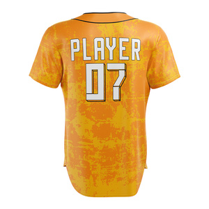 Uniforme Deportivo Personalizado OEM para Mujer, Talla Grande, Jersey de Béisbol y Sóftbol con Botones, Sublimado, Absorbente de Humedad - Product Image 3