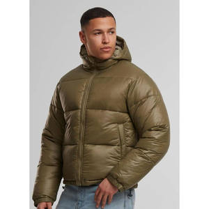 Chaqueta de Invierno Personalizada para Hombre, Estilo Urbano, Resistente al Viento, Transpirable, de Lona, con Logotipo Frontal - Product Image 4