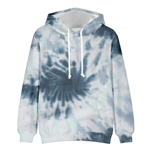 Prix de gros – Sweat à capuche tie-dye pour homme en polyester/coton, haute qualité, respirant, en polaire, décontracté, streetwear d'automne - Product Image 6
