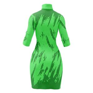 Robe polo pour femme Signature - Motif de bordure exclusif - Logo personnalisé - Vêtements sportifs pour femmes à manches courtes - Product Image 2