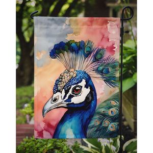 Multicolor Peacock <b>Garden</b> Flag Decorative Mailbox & Patio Artwork <b>for</b> Yard & Lawn <b>Signs</b> Flower Beds Banner - Product Image 3