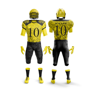 Uniforme de Fútbol Americano Personalizado al por Mayor para Hombre, de Alta Calidad, con Spandex, Manga Corta, Último Diseño, Logotipo Personalizado OEM, Sublimación - Product Image 3