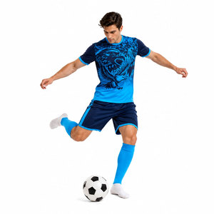 Uniforme de Entrenamiento de Fútbol Unisex Personalizado de Mono Riders, Color Verde, con Función de Secado Rápido, Impresión de Logotipo, para Adultos y Niños, Estilo Evolucionario - Product Image 2