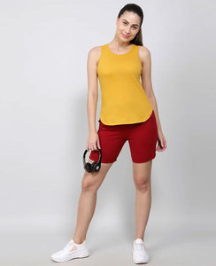 T-shirt court ajusté imprimé pour femme, personnalisable, en coton vierge, avec motif graphique personnalisé, uni, d'été, avec fermeture éclair - Product Image 3