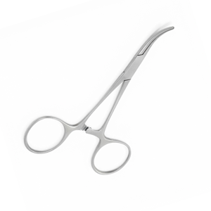 Pinzas Oftálmicas Mosquito Curvas de Acero Inoxidable, Pinzas Hemostáticas de Precisión para Microcirugía, Instrumento Quirúrgico para Ojos - Product Image 3